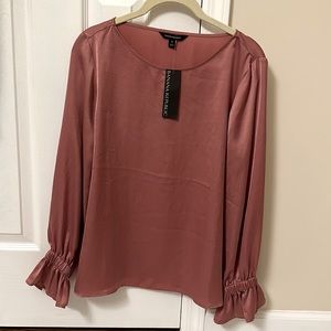 Banana Republic Silk like blouse - size s, pink